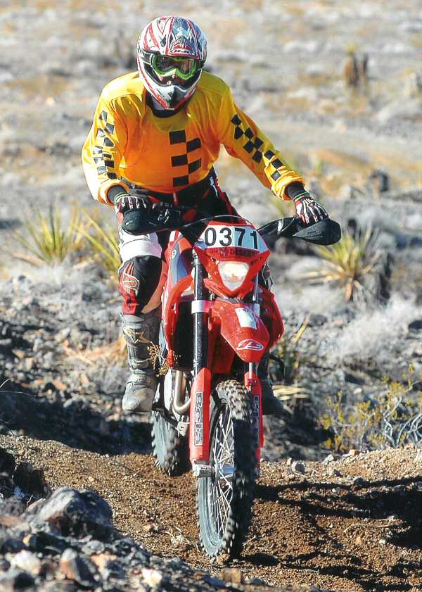 Jim McGrath at a desert race in 2008